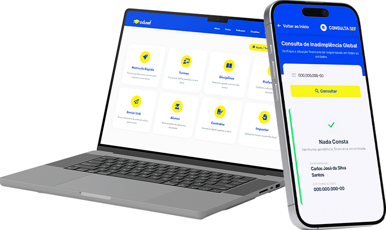 Mockup do App Edusef